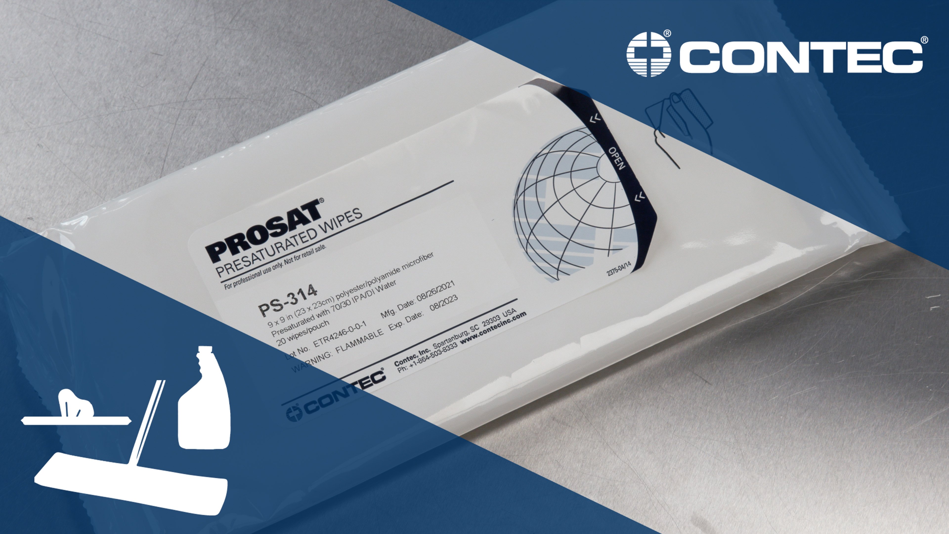 Image of PROSAT Pi Wipes