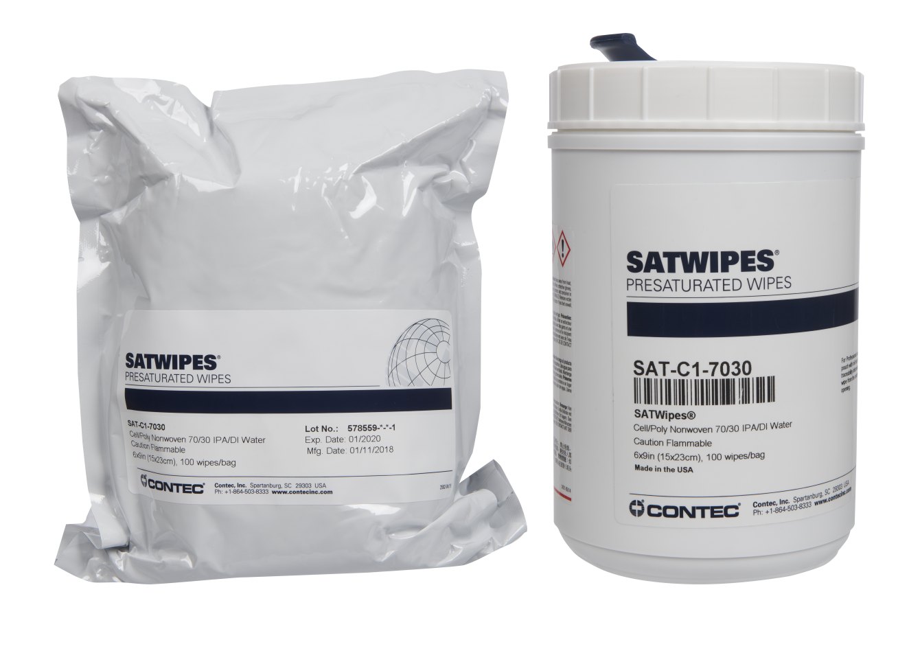 SATWIPES Sigma™ Wipes